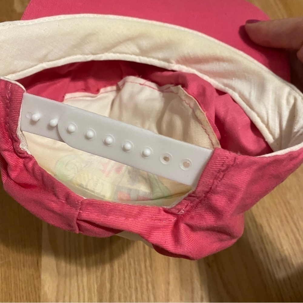 Vintage Circus Circus Las Vegas Painters Hat Casino Snap Back Pink Nevada - Picture 7 of 9